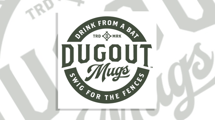 The Dugout Mugs logo. The Dugout Mugs logo.