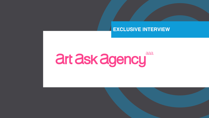 Art Ask Agency logo. Art Ask Agency logo.