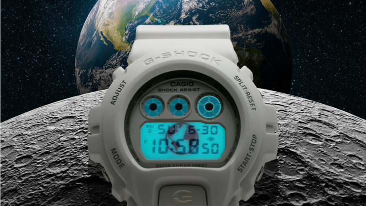 The DW6900NASA237 NASA timepiece.