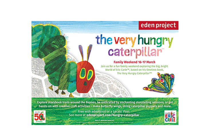 Caterpillar to Bloom at The Eden Project
