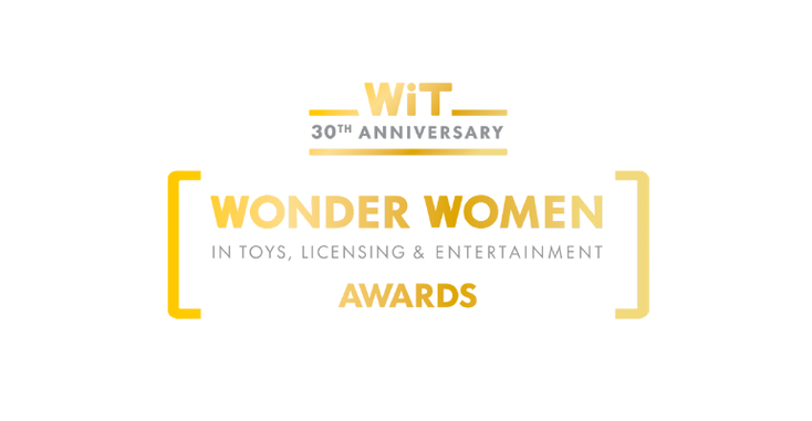 The Women in Toys logo, celebrating 30 years of the group