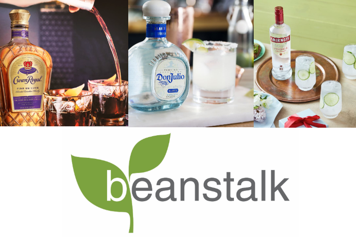 Crown Royal, Don Julio and Smirnoff Toast to Beanstalk Crown Royal, Don Julio and Smirnoff Toast to Beanstalk
