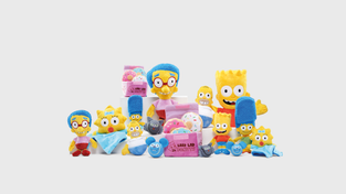 BARK x The Simpsons dog toy collection