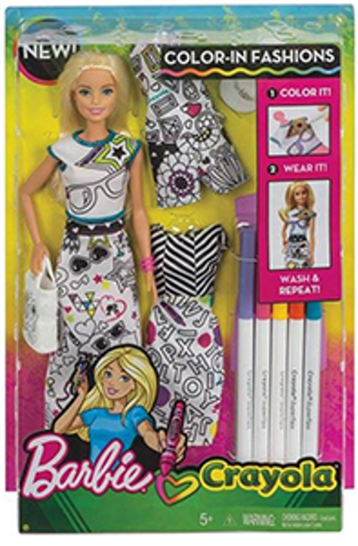 Barbie & Crayola Draw New Products