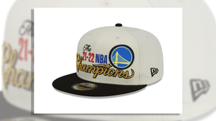 The Golden State Warriors Champions Collection hat.