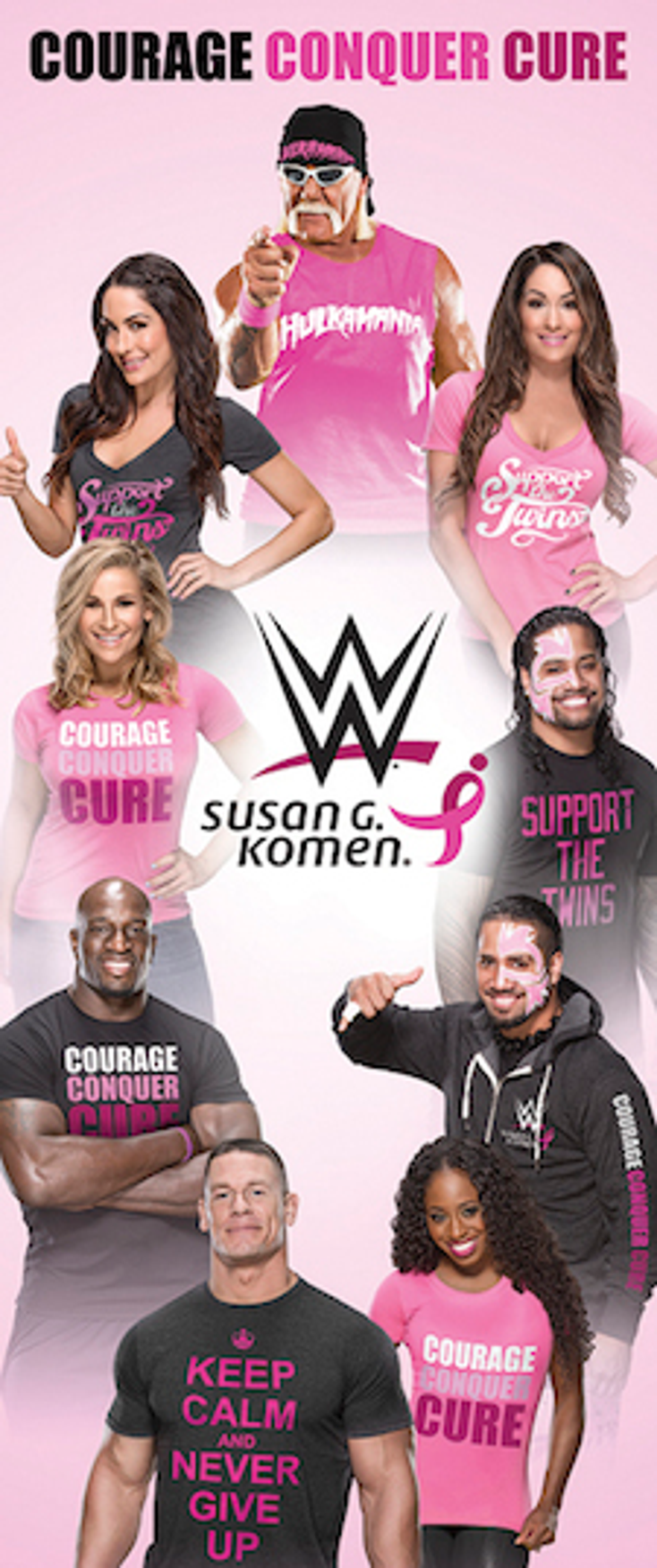WWE Goes Pink for Susan G. Komen