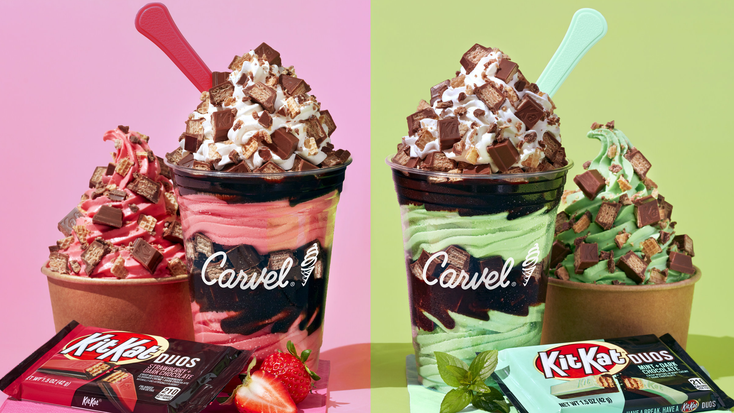 The entire Carvel x Kit Kat collection.
