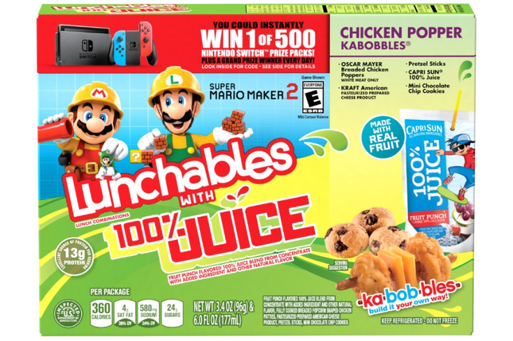 Nintendo, Kraft Serve Up Lunchables Deal