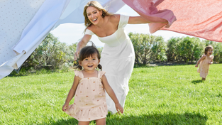 Hilary Duff x Carter's campaign image.