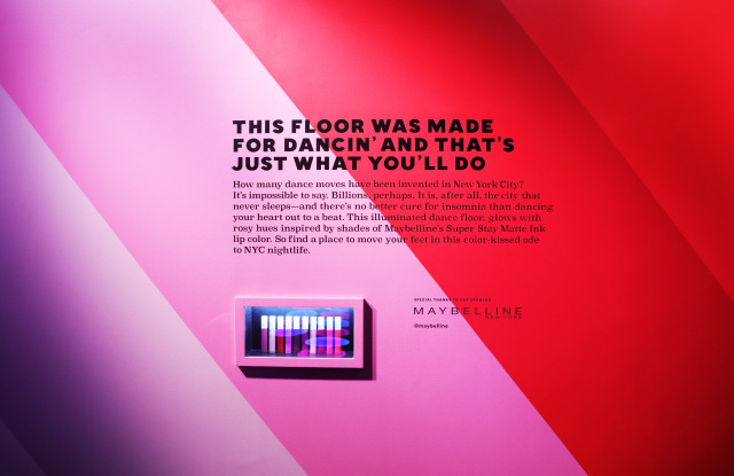 Maybelline Paints on Pop-Up Experience