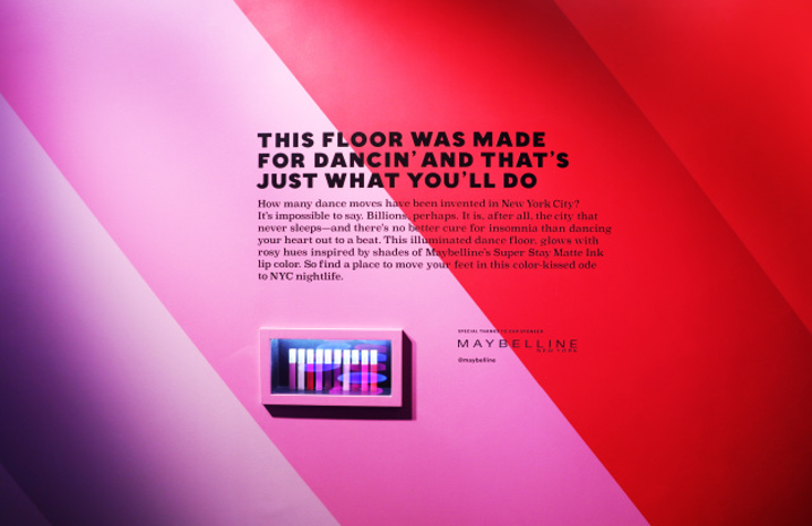Maybelline Paints on Pop-Up Experience Maybelline Paints on Pop-Up Experience