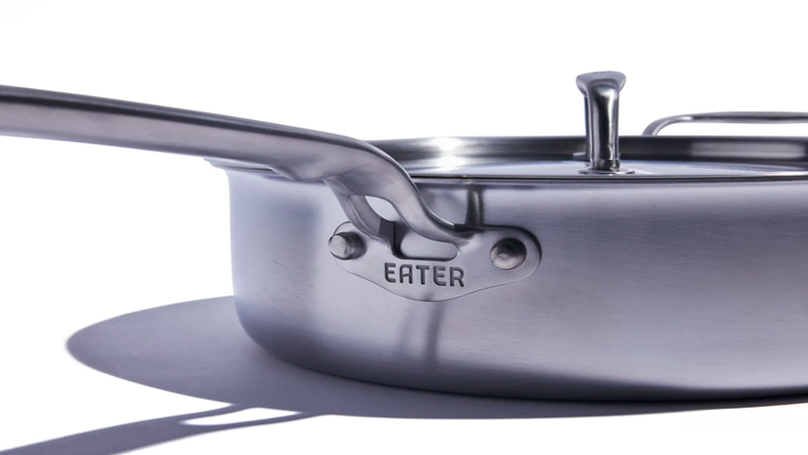 The Eater x Heritage Steel cookware. The Eater x Heritage Steel cookware.