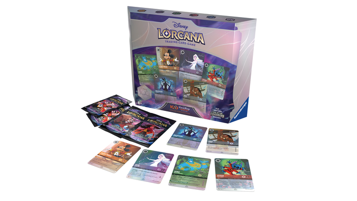The Disney100 Edition of the Disney Lorcana TCG.