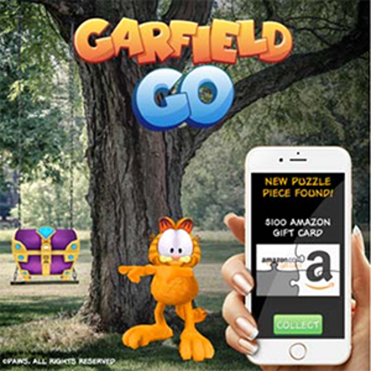 Paws Launches Garfield AR Game