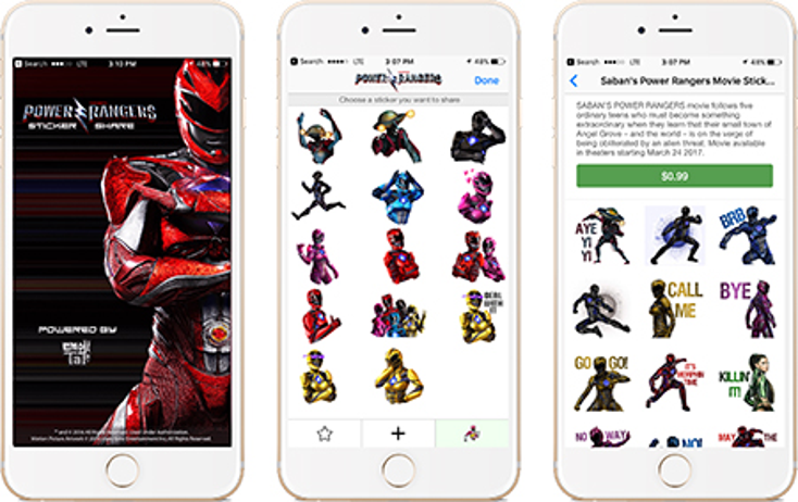 Bare Tree Adds Power Rangers Emoji App Bare Tree Adds Power Rangers Emoji App