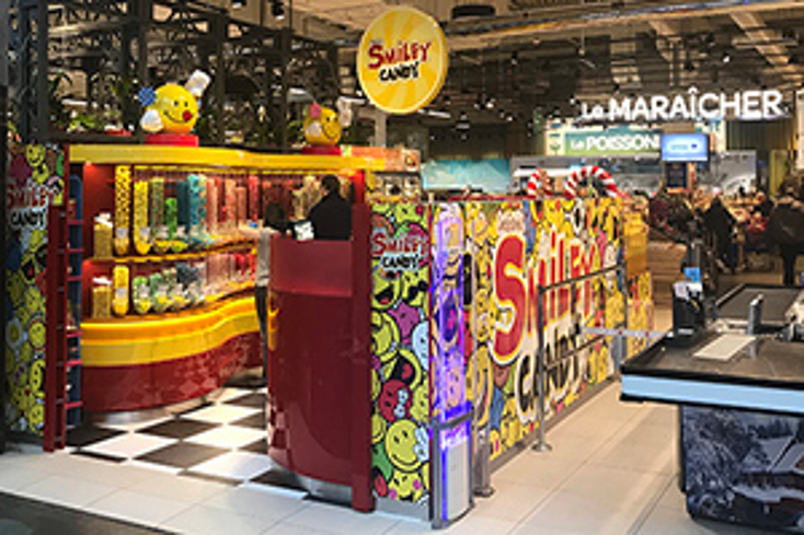 Smiley Takes a Bite with Carrefour Smiley Takes a Bite with Carrefour