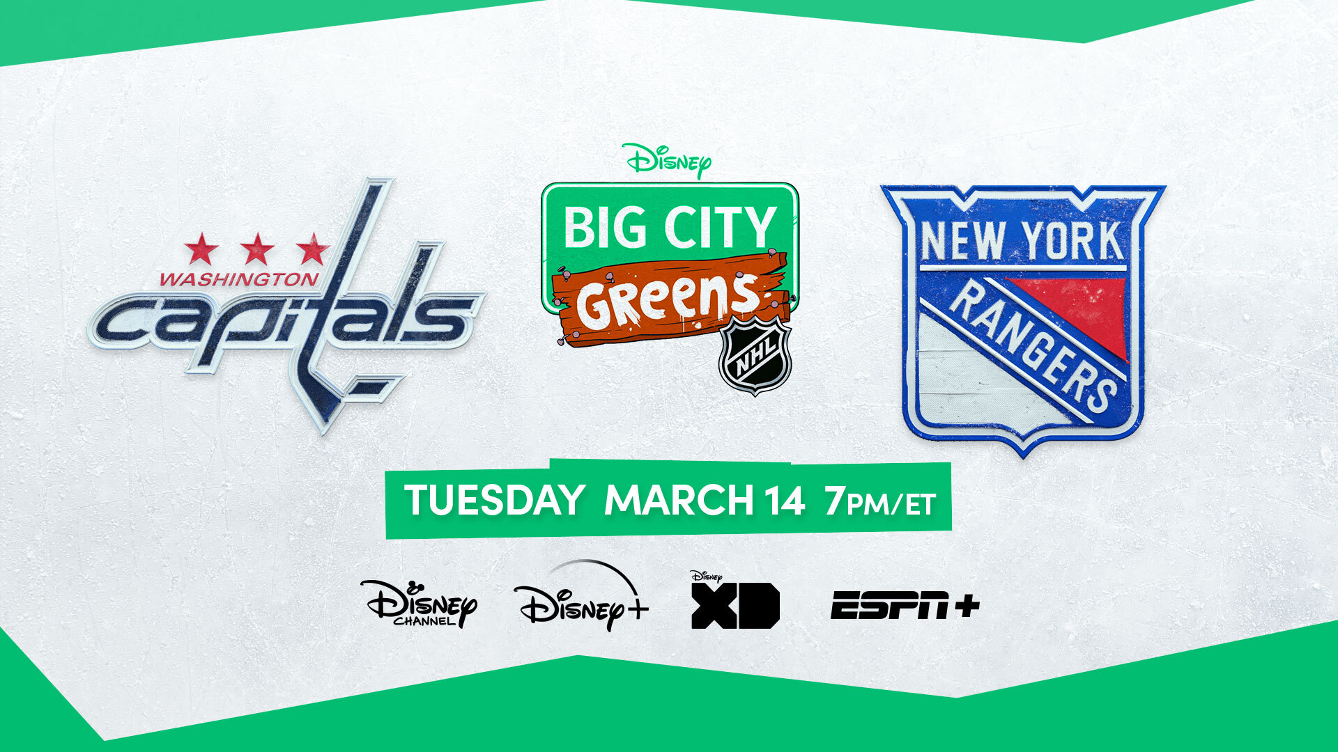 ESPN, Disney and the NHL Announce NHL Big City Greens Classic License Global