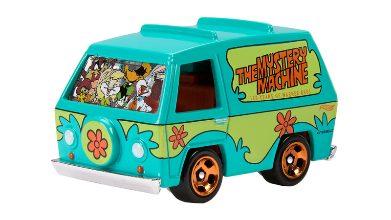 Mystery Machine from “Scooby-Doo” with Warner Bros. 100 wording Mystery Machine from “Scooby-Doo” with Warner Bros. 100 wording