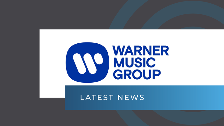 Warner Music Group logo. Warner Music Group logo.