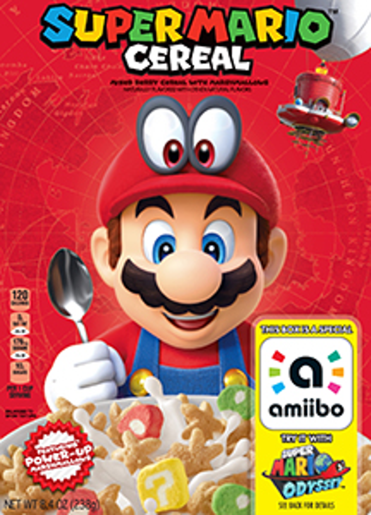 Kellogg's Serves Up Super Mario Cereal Kellogg's Serves Up Super Mario Cereal