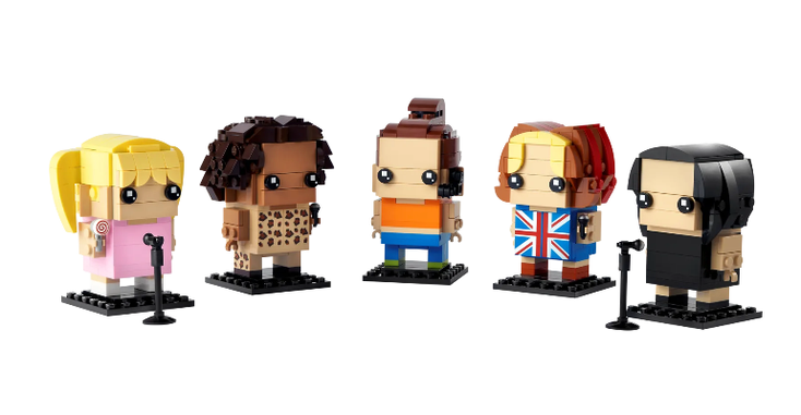 The Spice Girls as Lego BrickHeadz