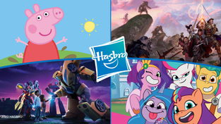Hasbro’s cast of characters, including “Peppa Pig,” “Dungeons and Dragons” “My Little Pony” and “Transformers.”