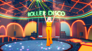 Bebe Rexha’s Roller Disco Oasis