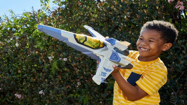 The Blast & Battle XL-15 vehicle. The Blast & Battle XL-15 vehicle.