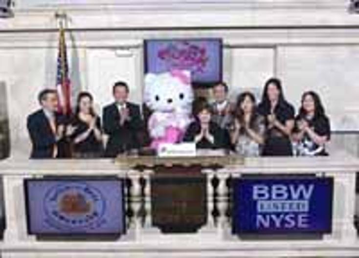 Sanrio's Hello Kitty Rings Closing Bell at NYSE