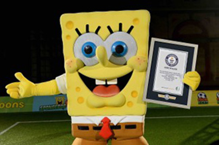 SpongeBob Sets Guinness Record SpongeBob Sets Guinness Record