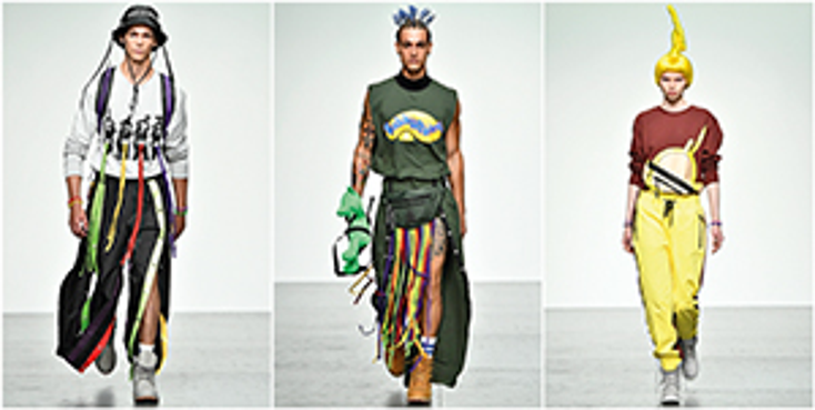 London Fashion Week Showcases 'Teletubbies' London Fashion Week Showcases 'Teletubbies'