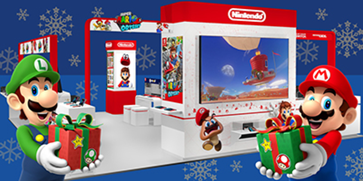 Nintendo Powers Up Holiday Pop-Ups