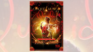 Promotional image for "Cirque Musica Presents Querida – La Celebración Oficial de Juan Gabriel."