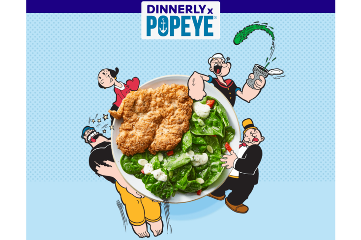 Dinnerly Celebrates Popeye’s 90th Birthday with Meal Kits
