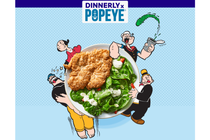 Dinnerly Celebrates Popeye’s 90th Birthday with Meal Kits Dinnerly Celebrates Popeye’s 90th Birthday with Meal Kits