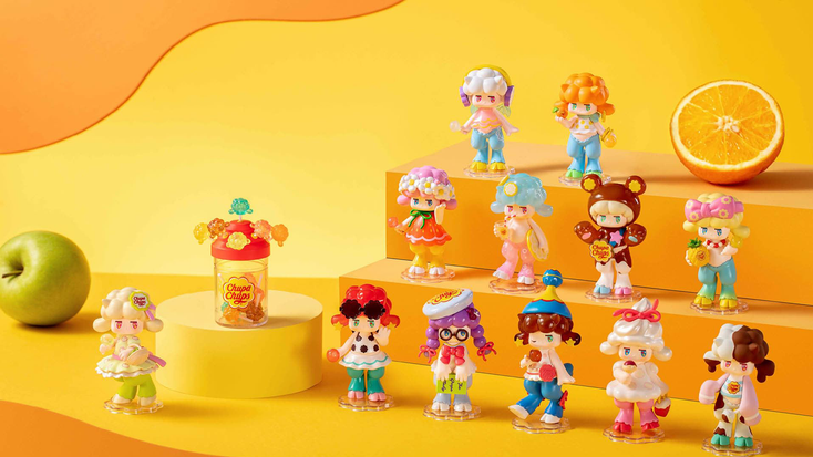 Chupa Chups and Pop Mart collaboration. Chupa Chups and Pop Mart collaboration.