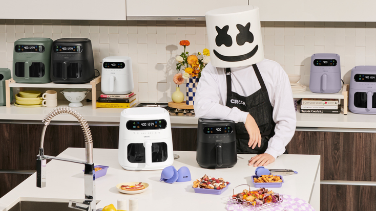 Marshmello with the air fryer line.