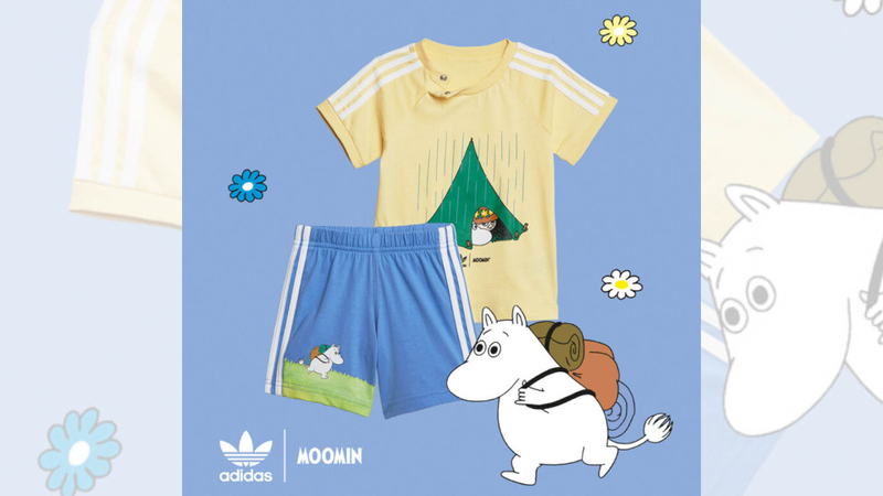 adidas Originals x Moomin Shorts and Tee Set