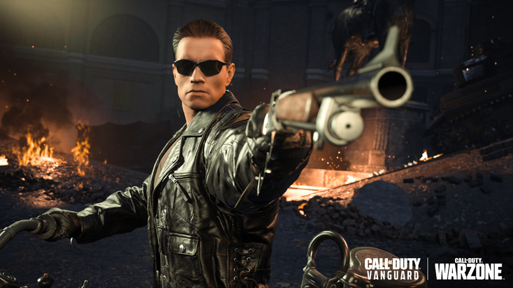 The Terminator as featured in the "Call of Duty" universe. The Terminator as featured in the "Call of Duty" universe.