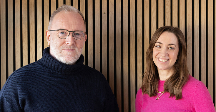 Founders of A Productions, Katherine McQueen and Mark Taylor. Founders of A Productions, Katherine McQueen and Mark Taylor.