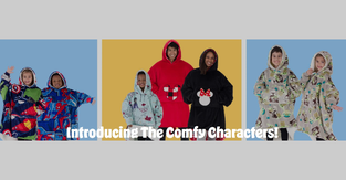The new Comfy collaboration with Disney, showcasing Mickey Mouse, Spider-Man and Grogu