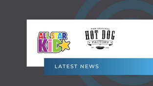 "All Star Kid" and Hot Dog Factory logos.