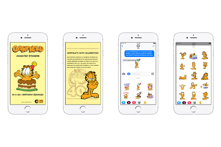 Garfield Celebrates 40th with Mobile Features