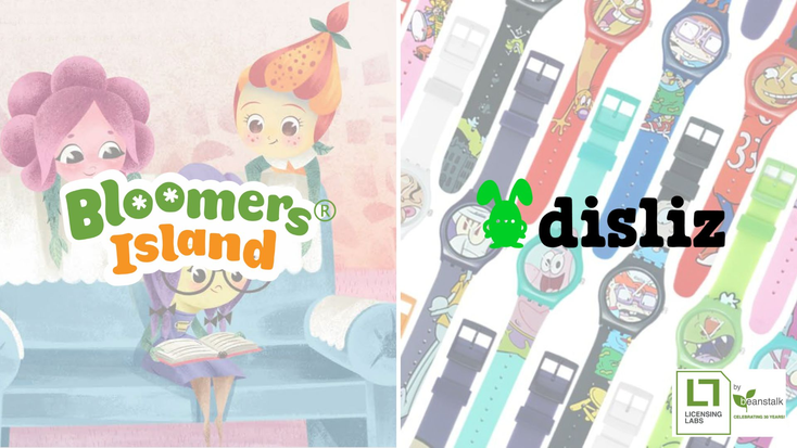 Characters from Bloomers Island and products from Disliz. Characters from Bloomers Island and products from Disliz.