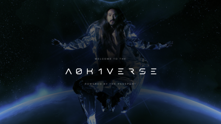 Steve Aoki's Aokiverse promo image.