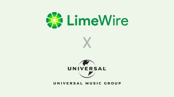 Promotional Image for LimeWire and Universal Music Group's NFT Marketplace. Promotional Image for LimeWire and Universal Music Group's NFT Marketplace.