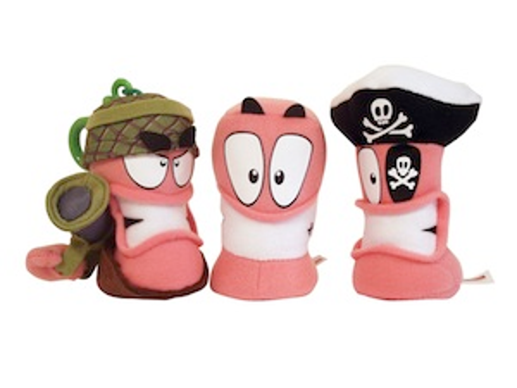 AT New Media Adds Worms Keyring Plush