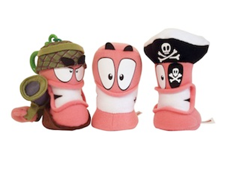 AT New Media Adds Worms Keyring Plush AT New Media Adds Worms Keyring Plush