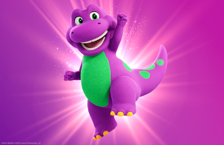 The new Barney. 