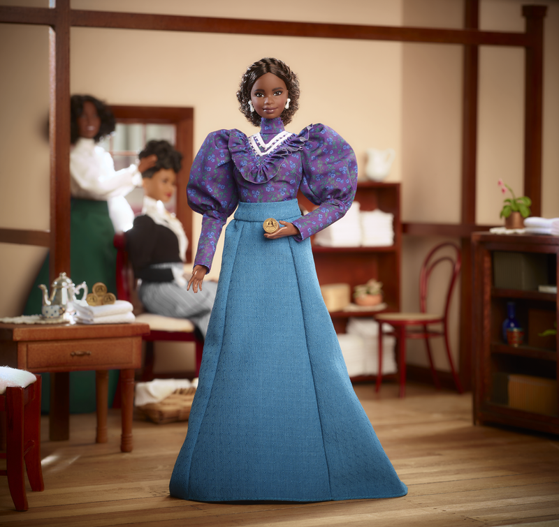 Madam C.J. Walker doll. Madam C.J. Walker doll.